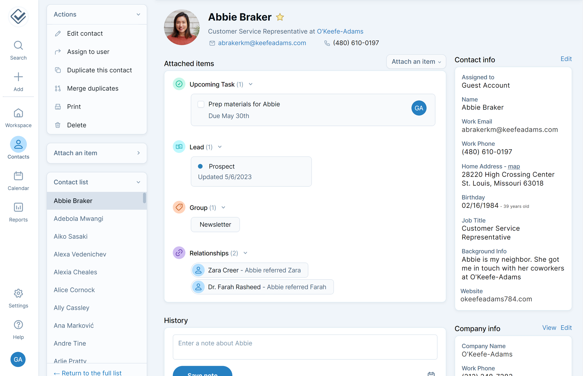less annoying crm