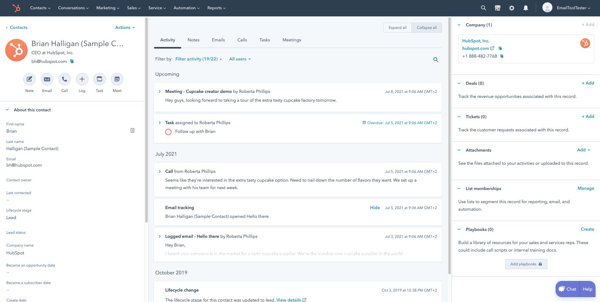 hubspot crm