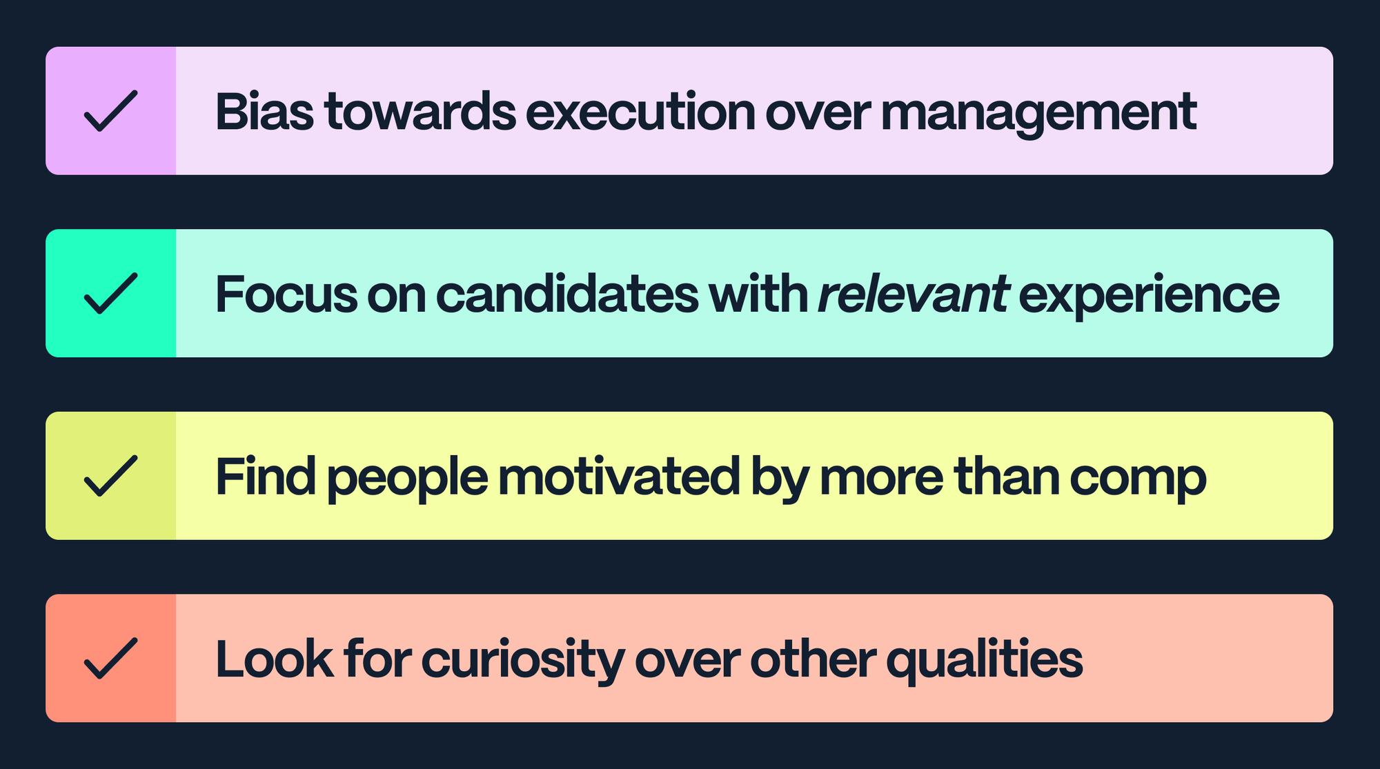 First sales hire checklist