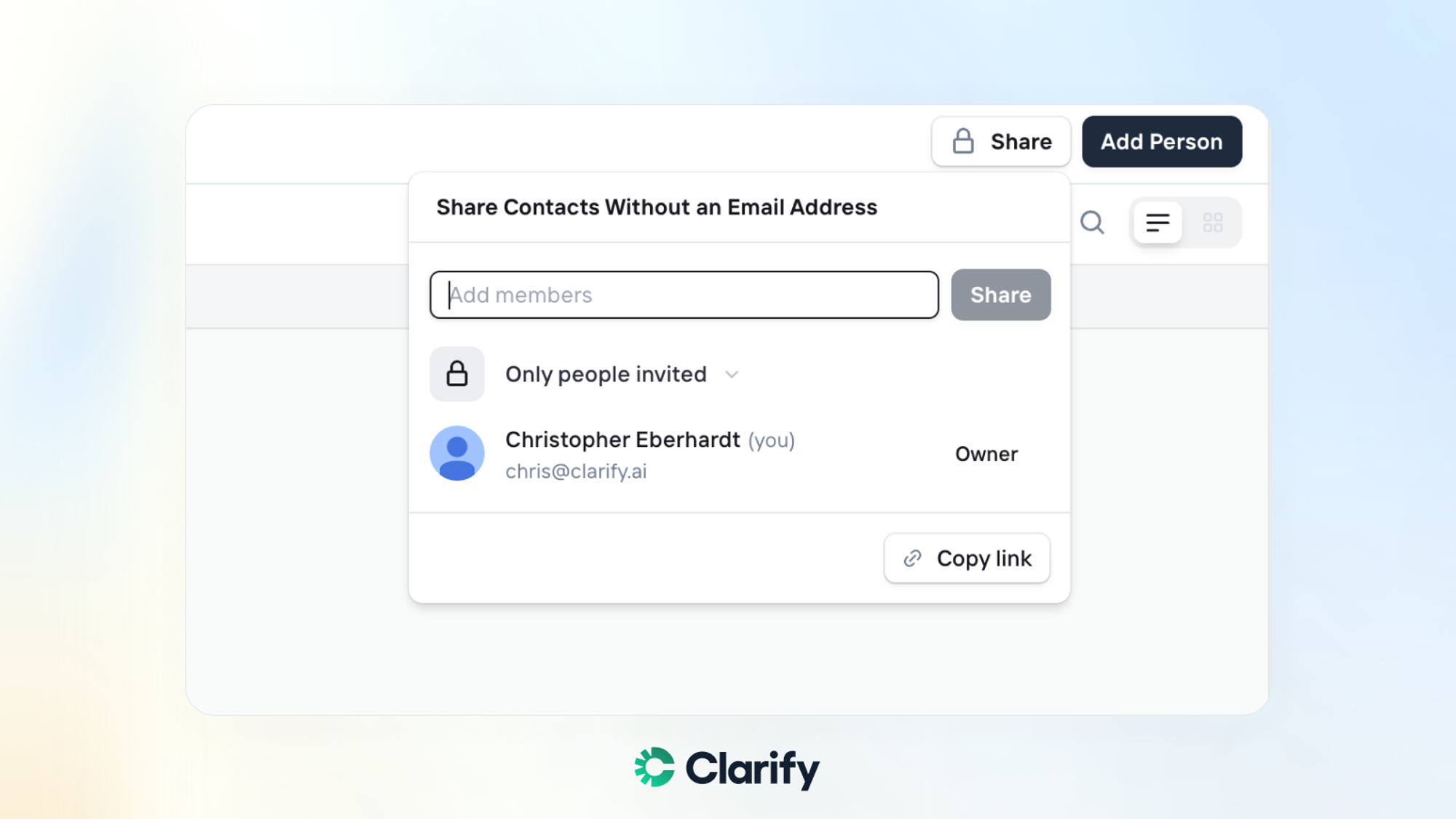 share lists