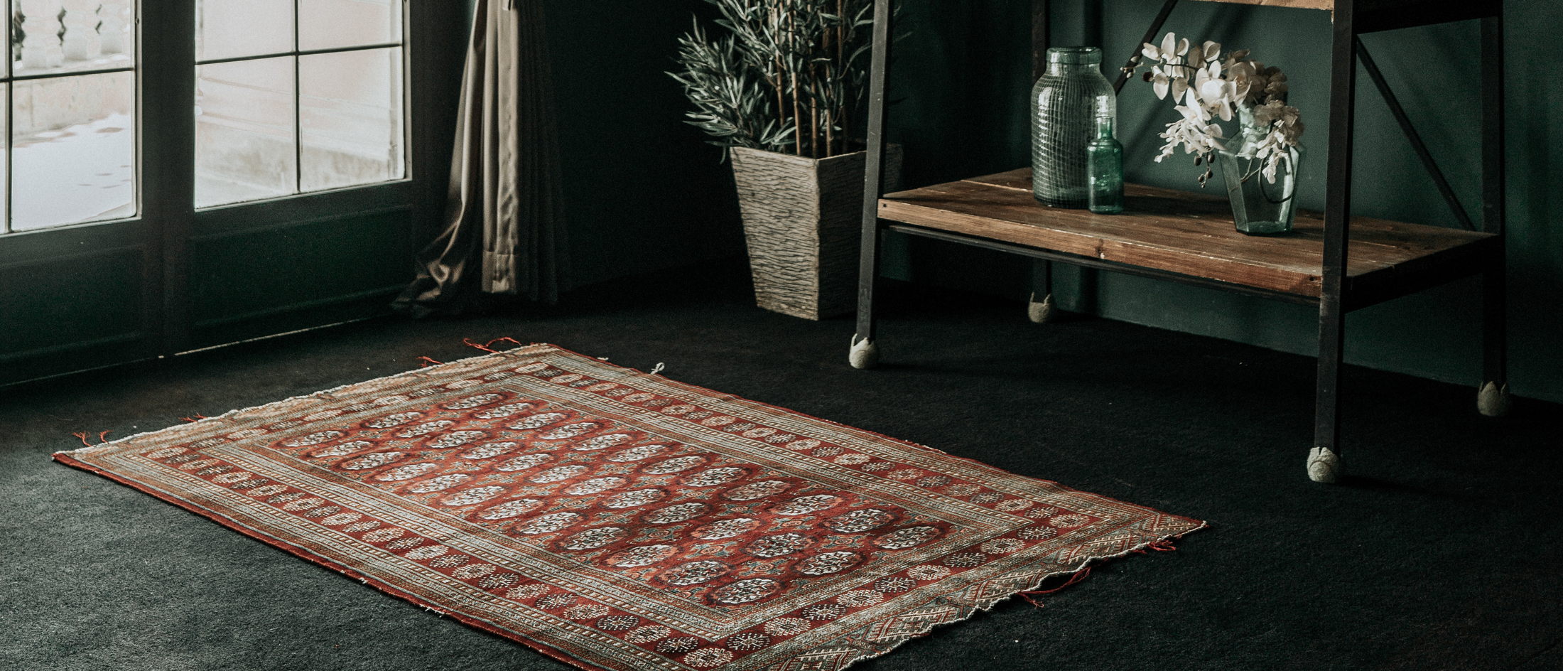 Rug on hot sale carpet