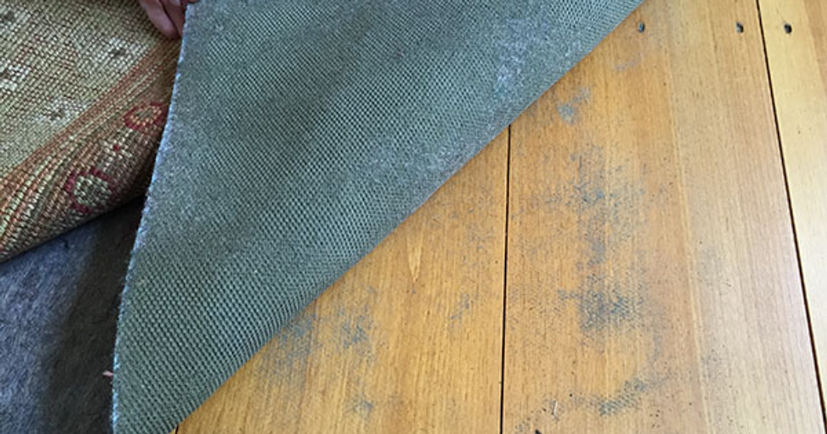 Are Rubber Backed Rugs Right For Your, How To Remove Rug Pad From Hardwood Floors