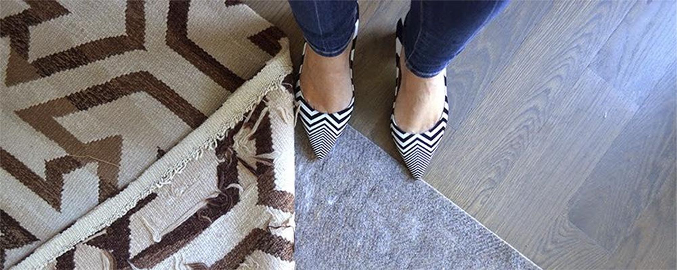 How to Secure Area Rug on Top of Carpet (So it Won't Bunch) - RugPadUSA
