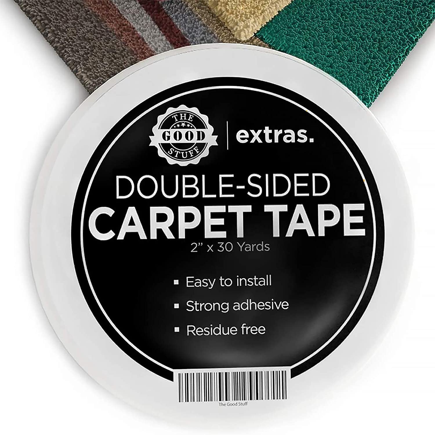 Adhesive Double Sided Carpet Tape Fiber Mat Tapes For Wood Hardwood Floor New 