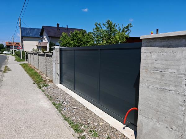 Aluminijska dvorišna ograda, antracit Aluminijska ograda
