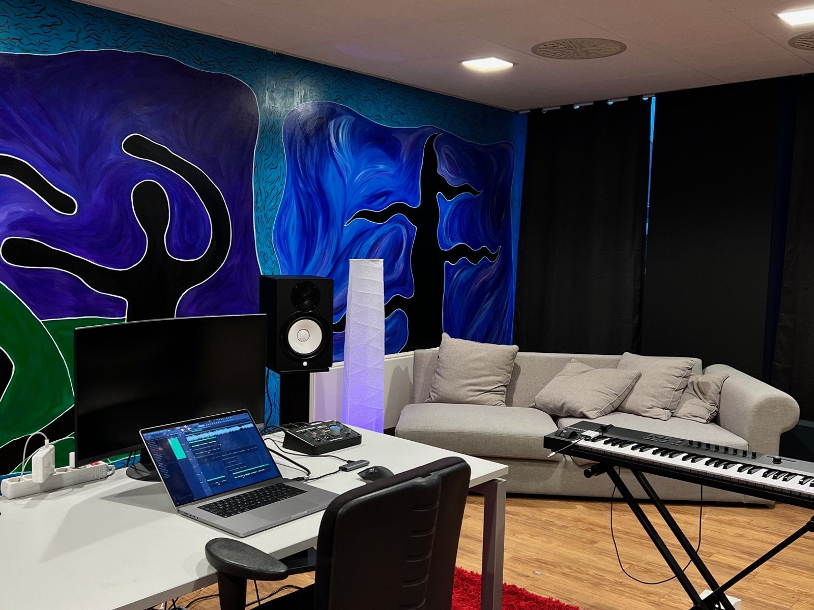 De muziekstudio