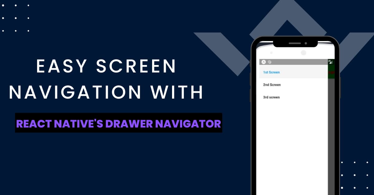Easy screen navigation with React Native's Drawer Navigator's picture