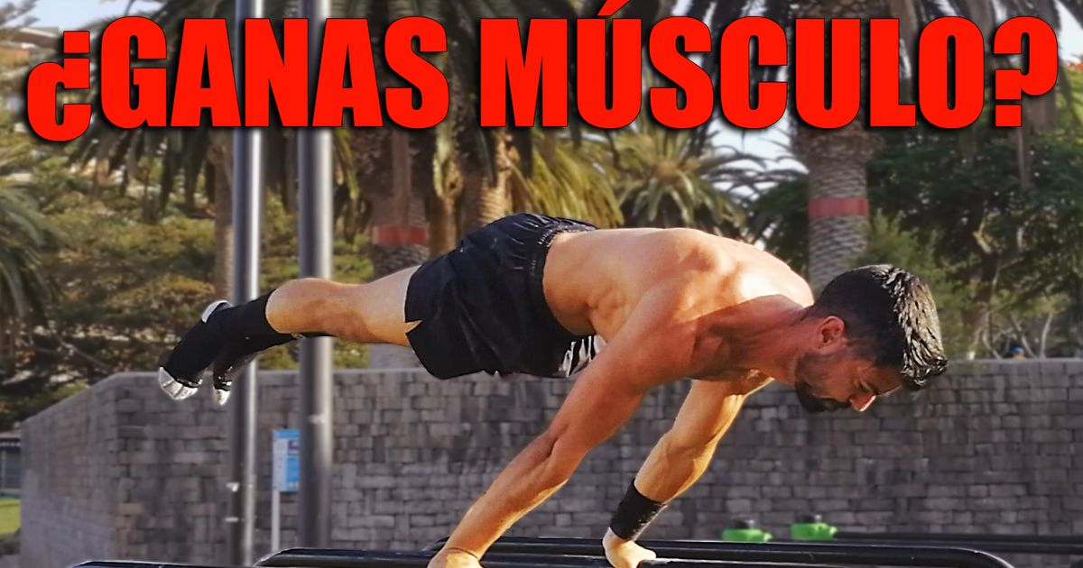 ¿Sirve el front lever y la plancha para ganar masa muscular?