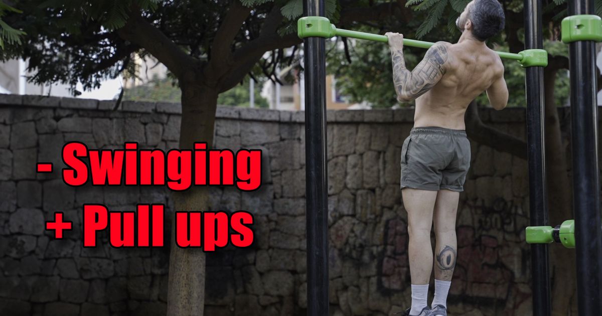 Key to improve your Pull Ups: control and optimize the swinging