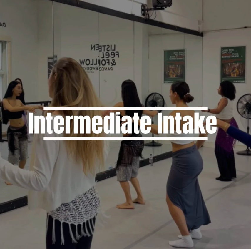 Intermediate belly dance class