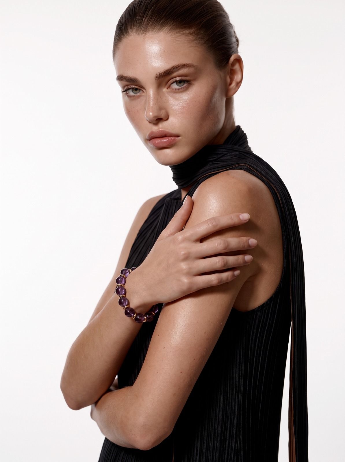 High‑Grade Brazilian Amethyst Bracelet