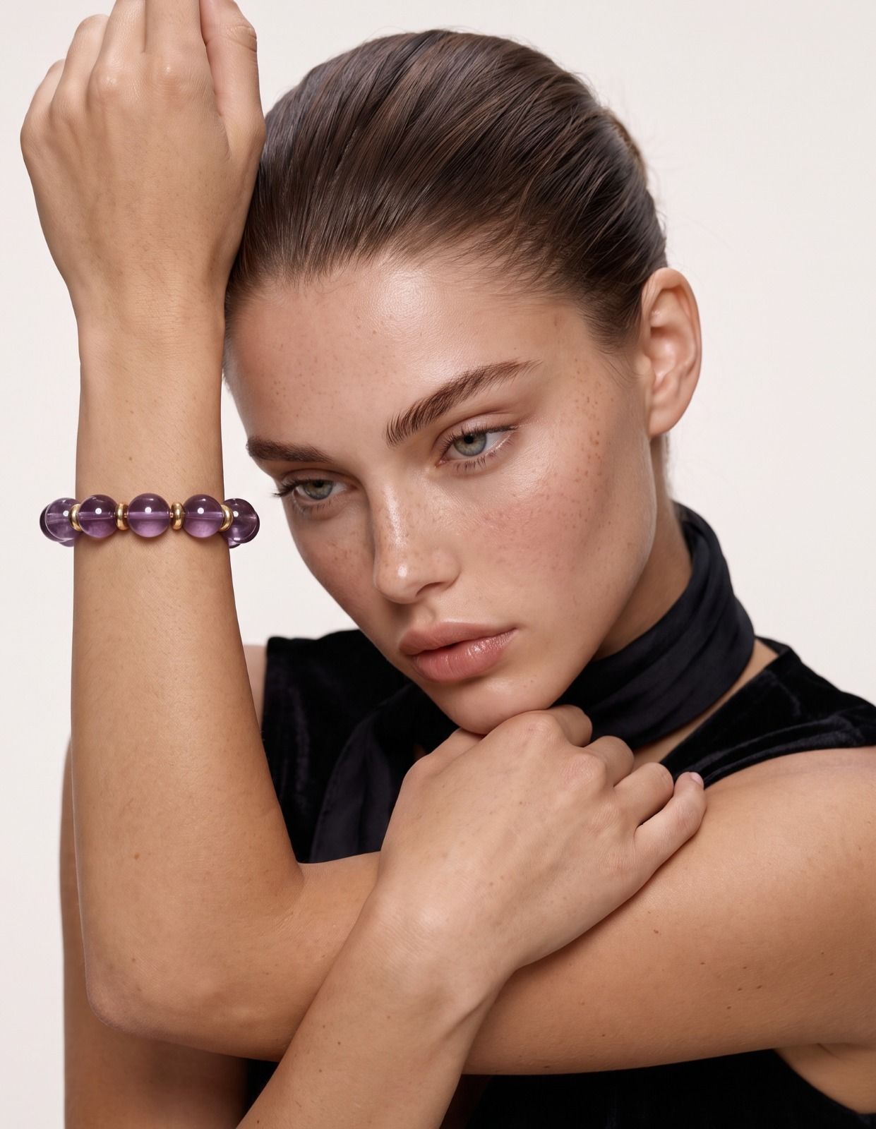High‑Grade Brazilian Amethyst Bracelet
