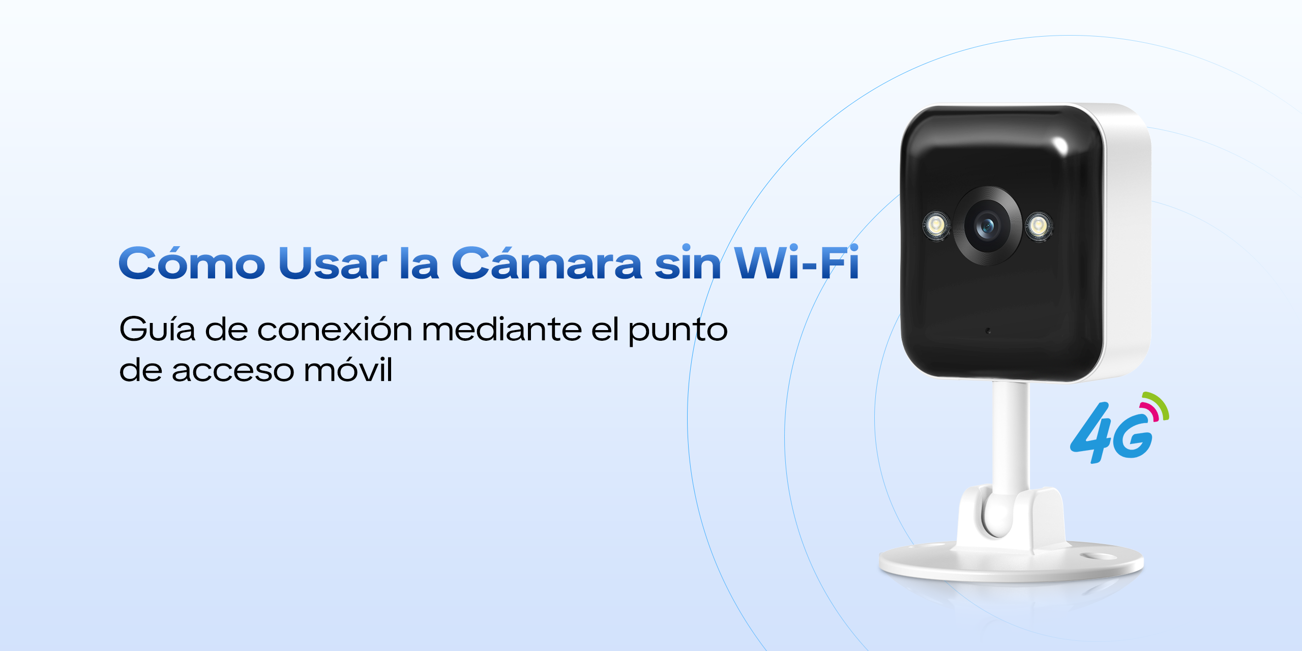 Usar la cámara sin conexión a WiFi