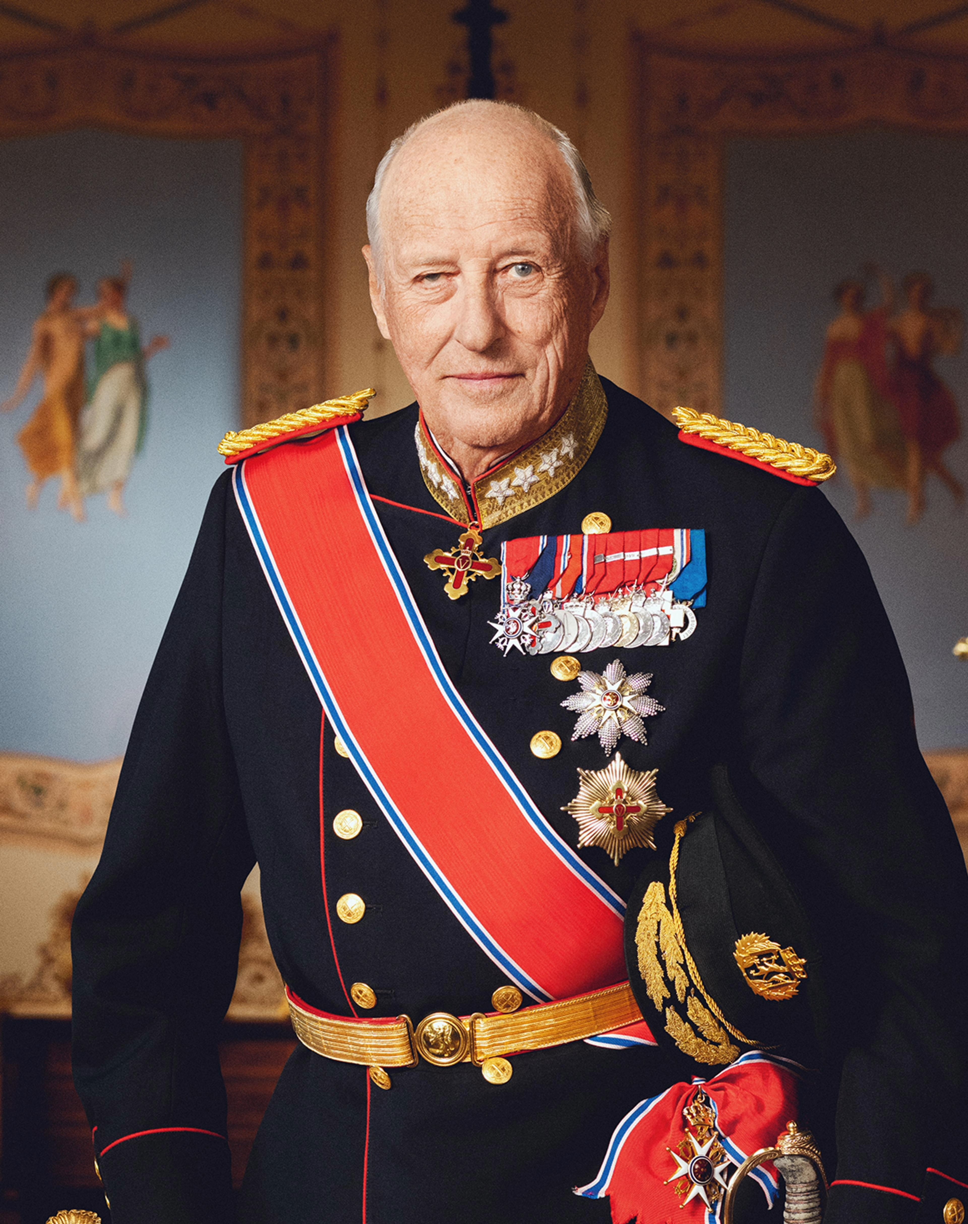 Bilde av Kong Harald (1937-2026).