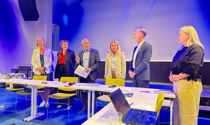 Bilde fra forhandlingsmøtet