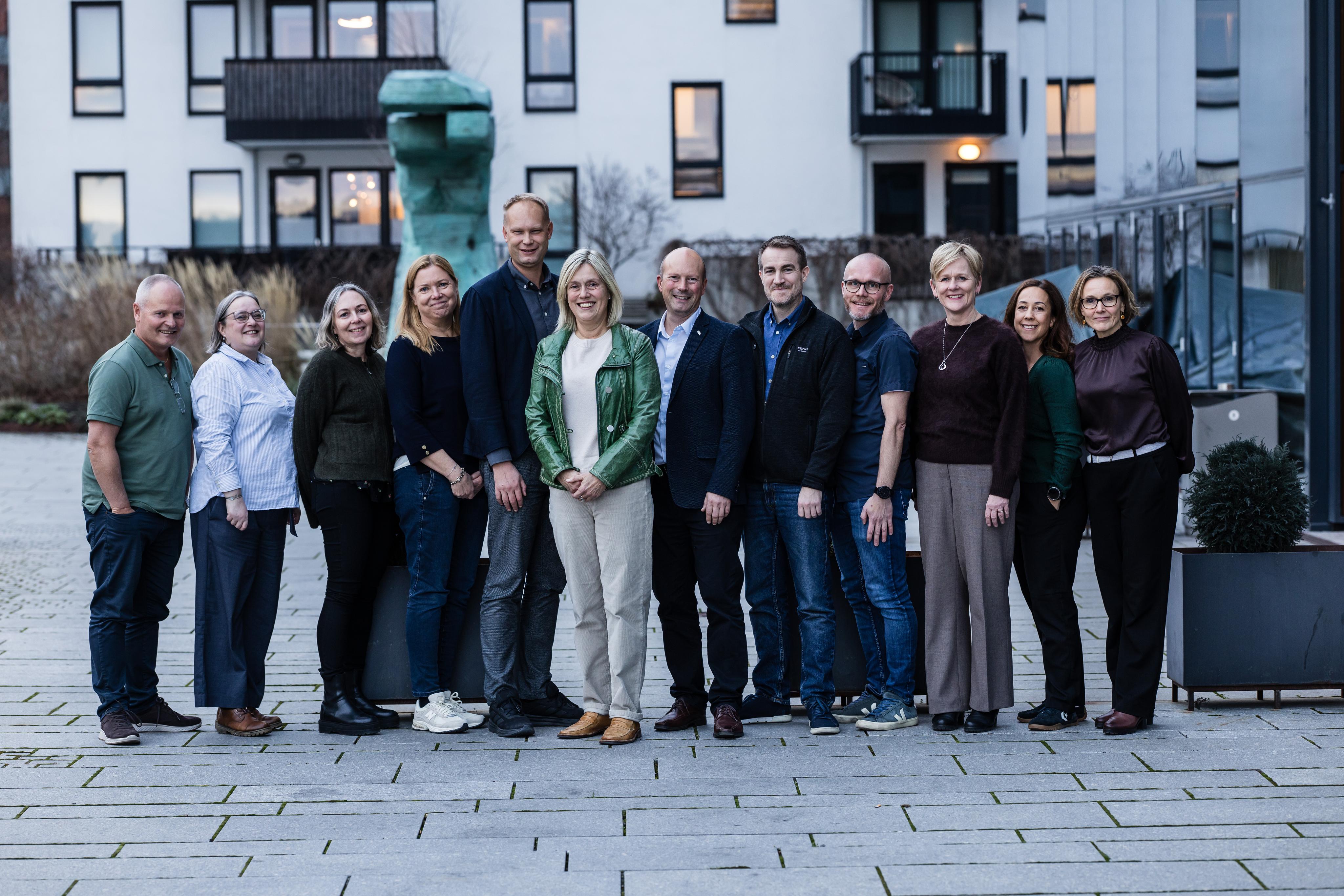 Bilde av Lektorlagets sentralstyre med varamedlemmer november 2025.