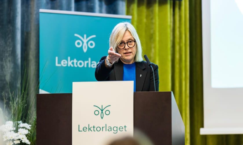 Helle Christin Nyhuus på landsmøtet