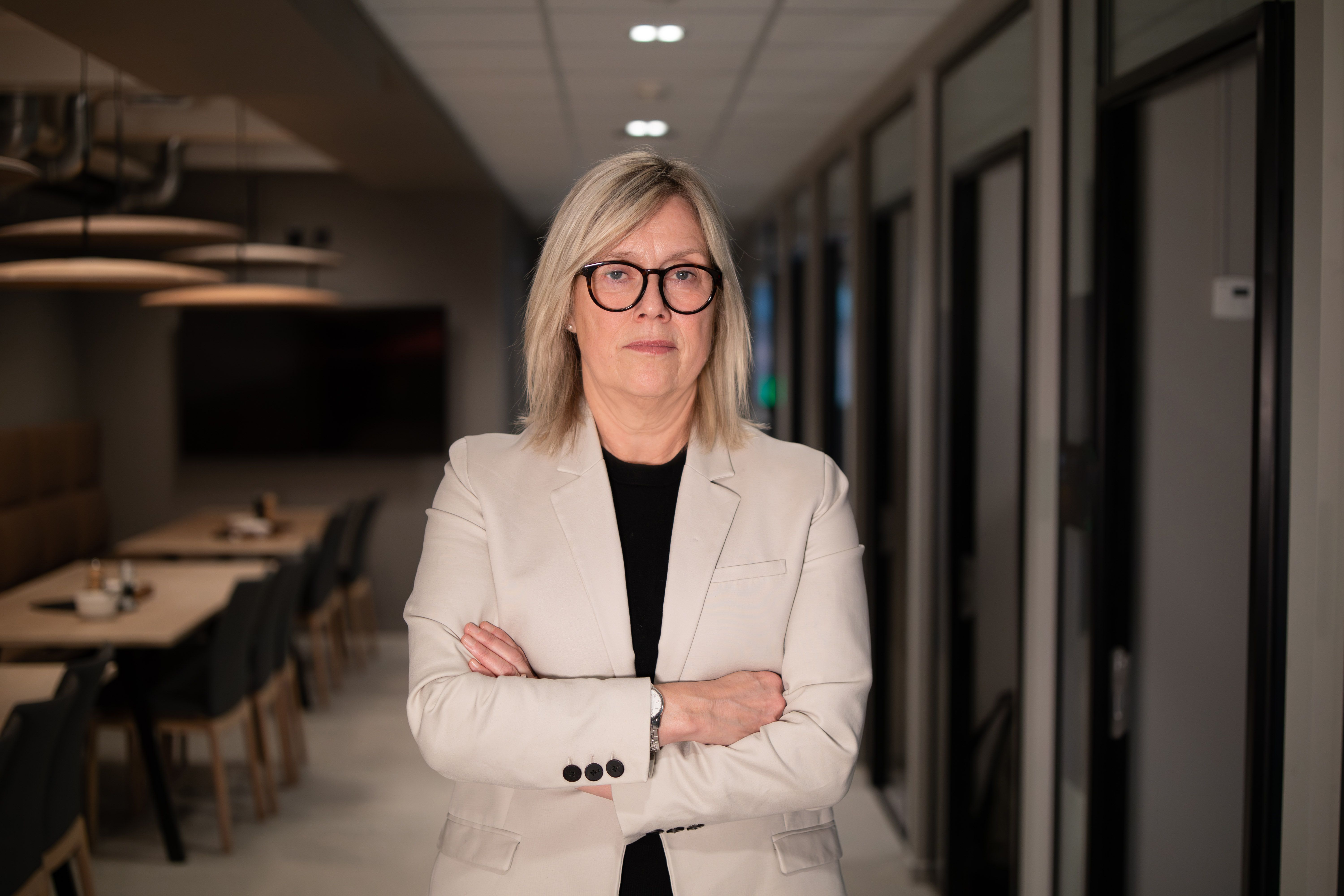 Helle Christin Nyhuus, leder i Lektorlaget. Bilde.