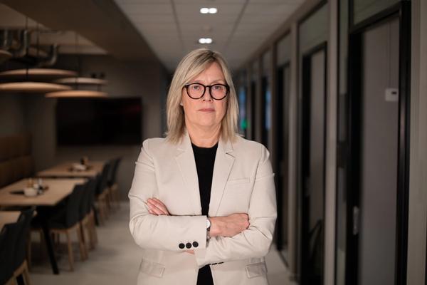 Helle Christin Nyhuus, leder i Lektorlaget. Bilde.