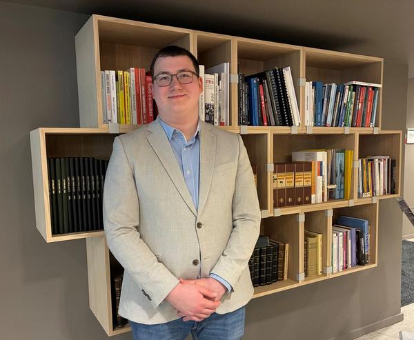 Bilde av leder for Lektorstudentene, Daniel Kristiansen.