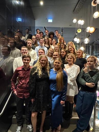 Lektorstudentene samlet