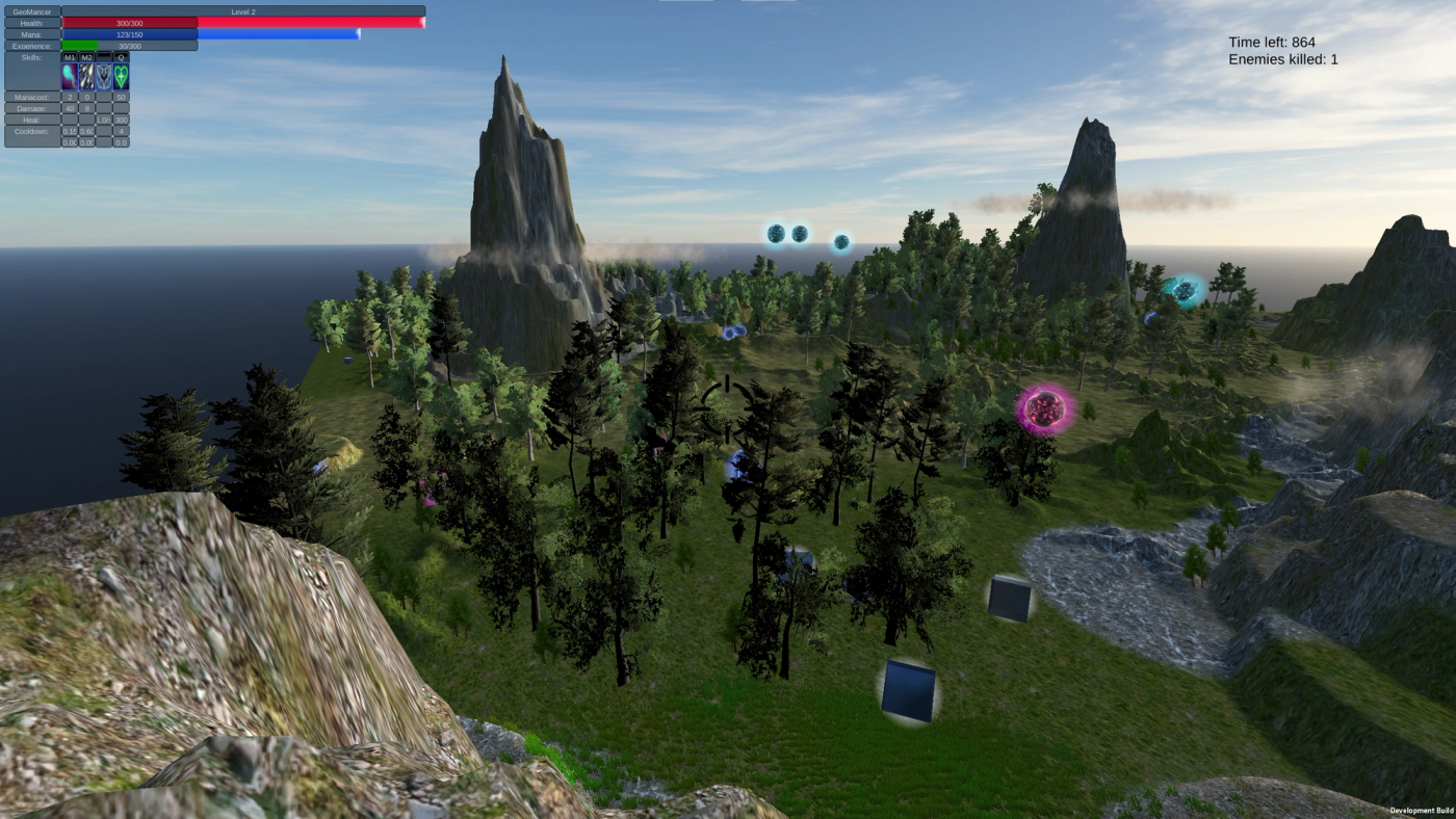 GeoWorld area is shown