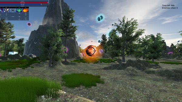 A Screenshot showing the 3D Area of GeoWorld