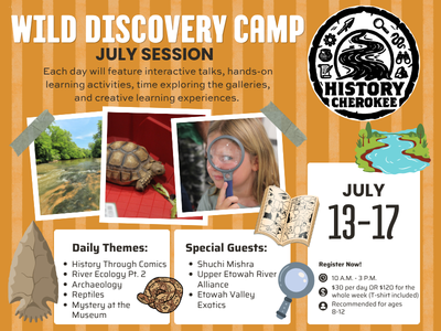 7/13-7/17 - Wild Discovery Summer Camp - July Session