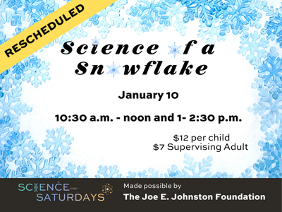 1/10: Science Saturday: Science of a Snowflake