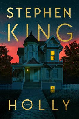 Portada de la novela Holly (2023) de Stephen King, publicada por Scribner, con diseño de Will Staehle.