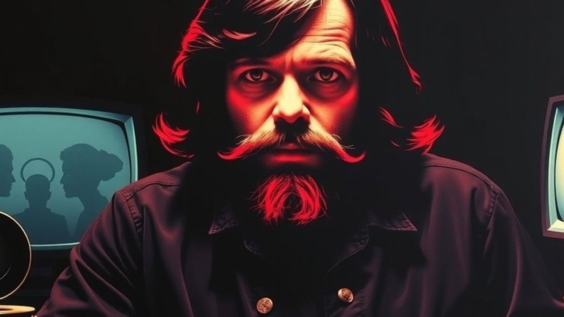 Mark Hamill caracterizado como Damon Nostra en la serie Carrie de Mike Flanagan