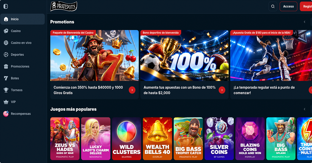 piratepots casino