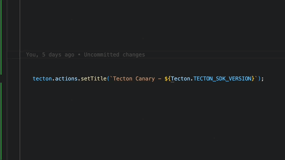 Animation of setTitle workflow