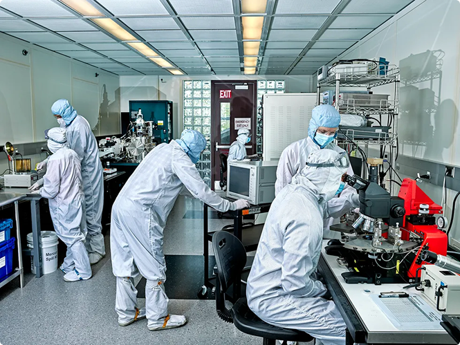 Humans in lab