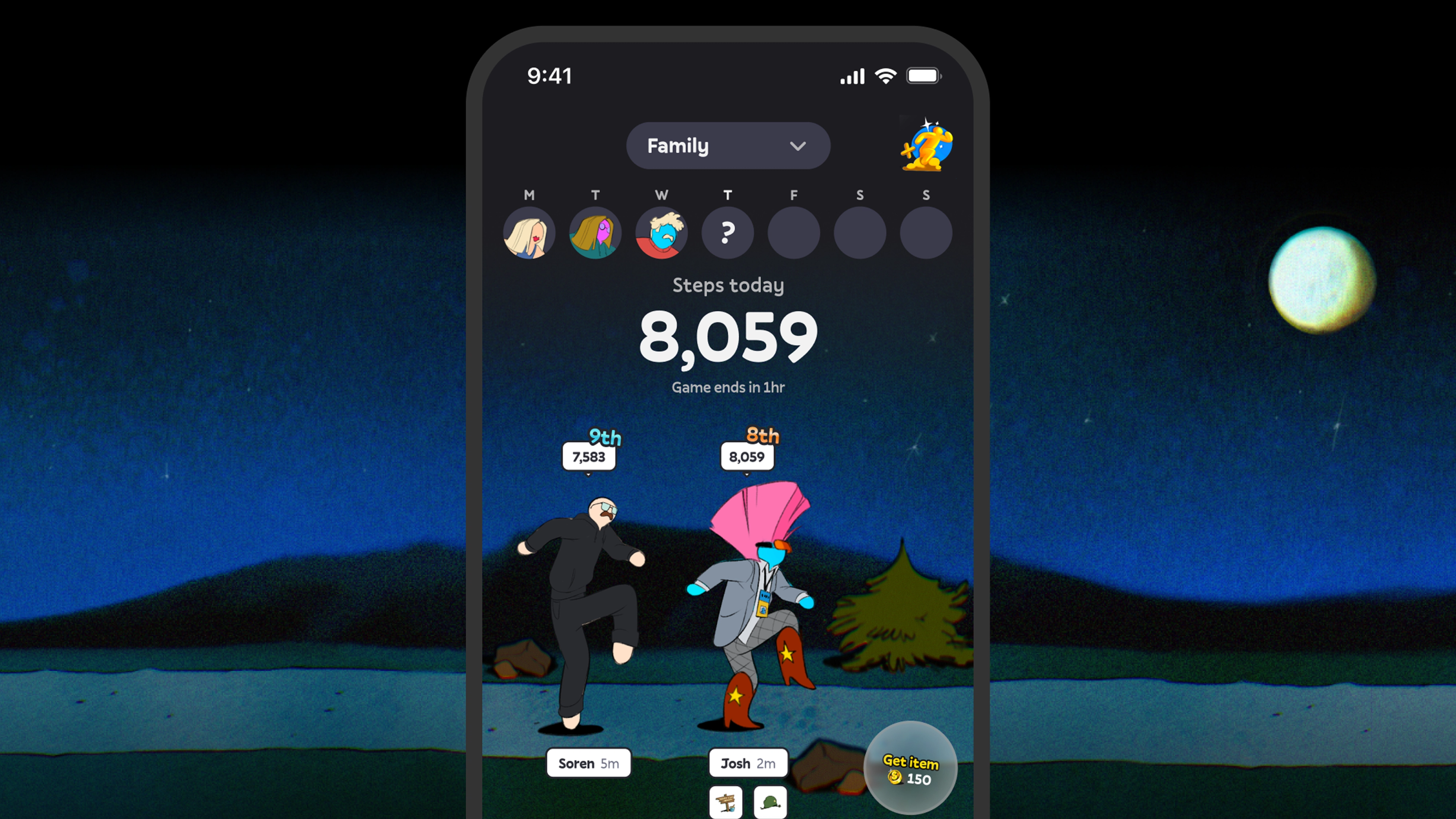 Mario Kart, for walking.