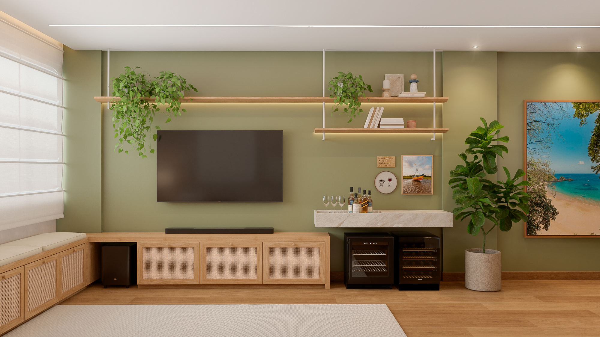 Projeto | RB - Living & Cozinha - Imagem 2