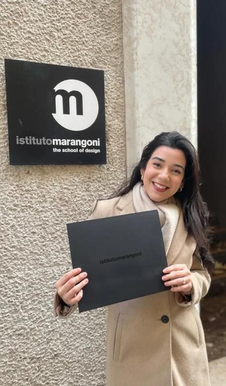 Jordana Ribeiro - Certificado Istituto Marangoni Milão