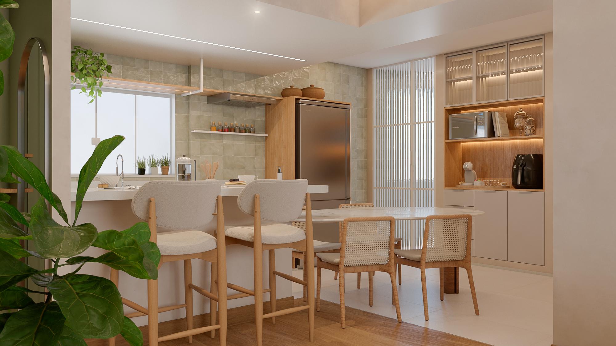 Projeto | RB - Living & Cozinha - Imagem 7