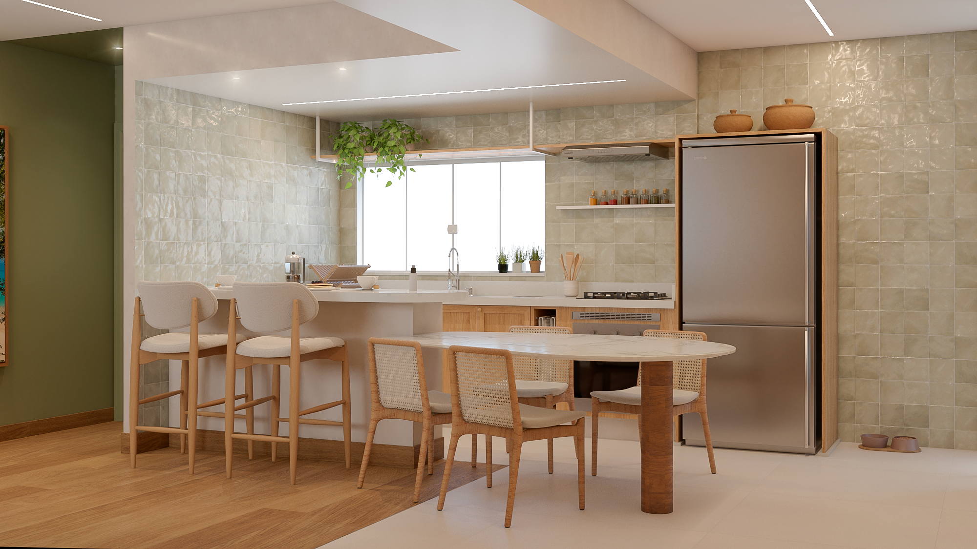 Projeto | RB - Living & Cozinha - Imagem 9