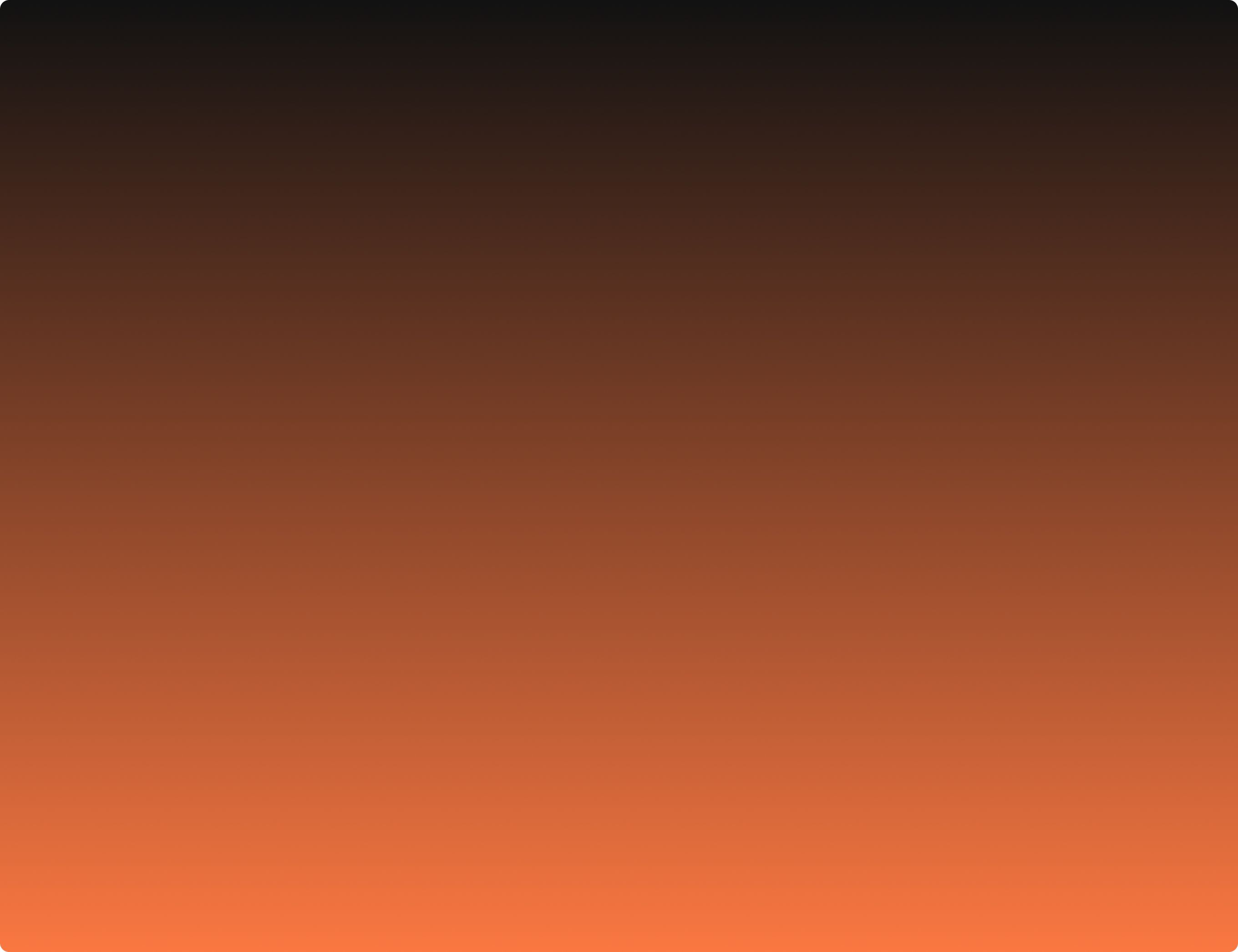 Black to orange gradient