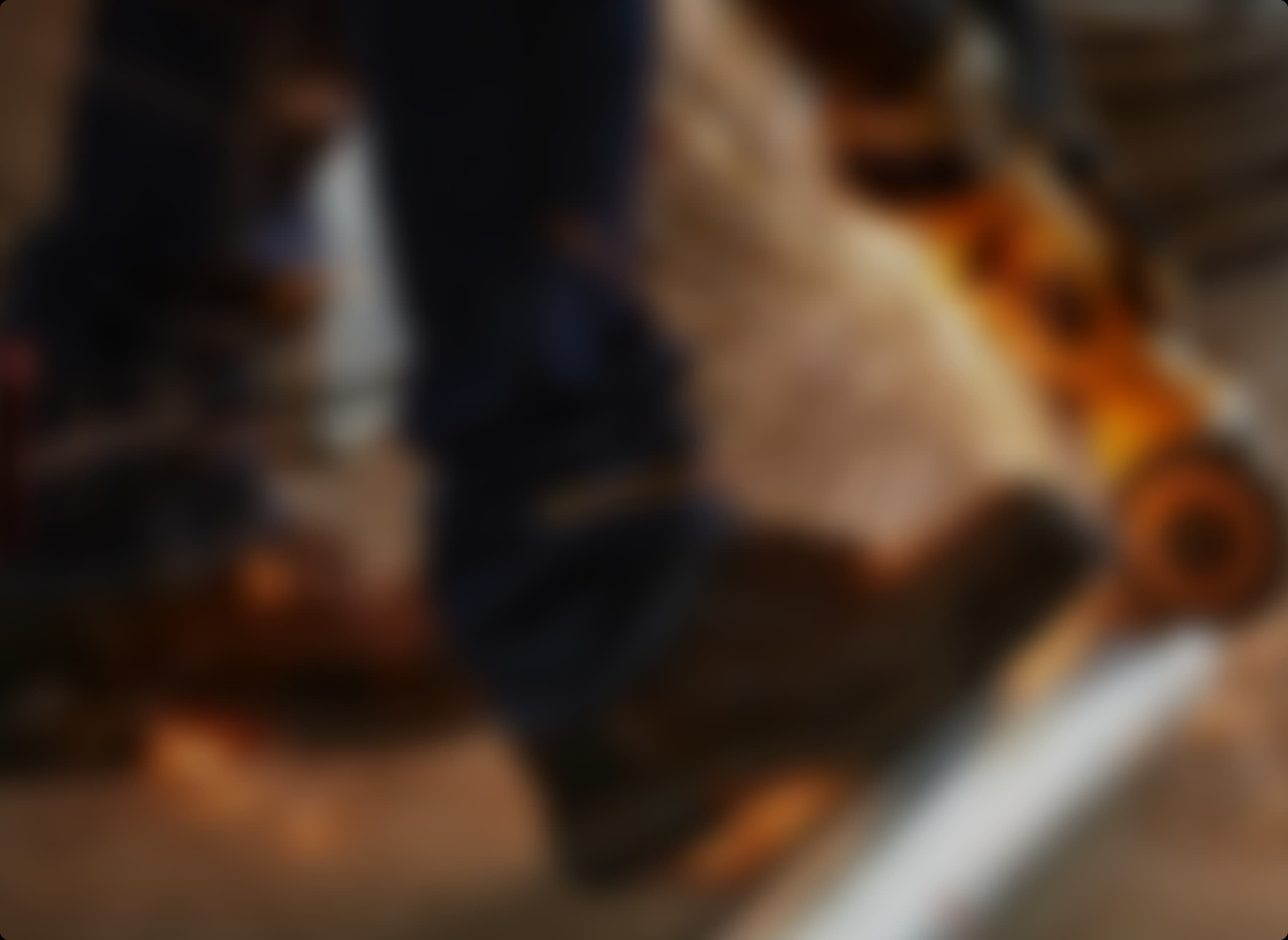 Blurry image of a boot
