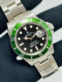 Rolex ROLEX SUBMARINER DATE ‘KERMIT FAT FOUR 50th ANNIVERSARY’ NEW OLD STOCK 2004 foto 1