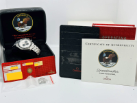 Omega OMEGA SPEEDMASTER APOLLO 11 35th ANNIVERSARY LIMITED EDITION MINT CONDITION NEVER POLISHED APRIL 2006 foto 8