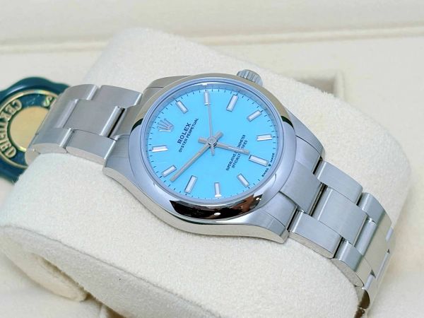 Rolex ROLEX OYSTER PERPETUAL 31 TIFFANY UNWORN NEW OCTOBER 2024 foto 1