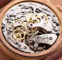 Carl F. Bucherer CARL F.BUCHERER CHRONOGRAPH LANDERON CALIBER VERY GOOD CONDITION 18K ROSE GOLD 1942 38mm foto 6
