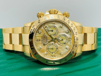 Rolex ROLEX DAYTONA COSMOGRAPH MOTHER OF PEARL DIAMONDS DIAL 116528 MINT CONDITION MARCH 2011 foto 7