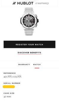 Hublot HUBLOT BIG BANG INTEGRAL WHITE CERAMIC 42mm LIKE NEW NO SIGNS OF USE JANUARY 2023 foto 10