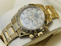 Rolex ROLEX DAYTONA COSMOGRAPH MOTHER OF PEARL DIAMONDS DIAL 116528 MINT CONDITION MARCH 2011 foto 2