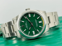 Rolex ROLEX OYSTER PERPETUAL 36 UNWORN NEW FEBRUARY 2024 GREEN DIAL foto 3