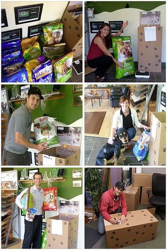 Click to view the pet food donation photos